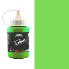 acrilico artel 250ml verde claro 551
