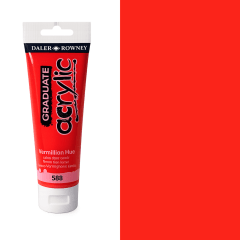 acril daler rowney 120 ml bermellon 588