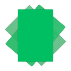 G eva Hand 20x30cm verde 10U H15