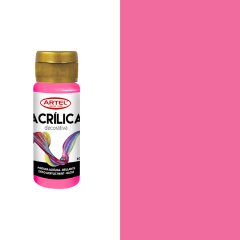 acrilico artel 60ml rosado 880