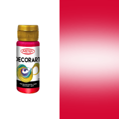 decorart artel 60ml metal rojo 131