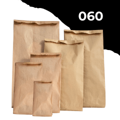 Bolsa saco kraft 16x12cm 060 50u 1110416