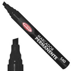Marcador Perm Artel S60 Biselado Negro