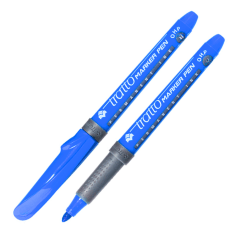 Marcador Tratto fino OHP Azul redondo