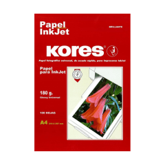 Papel Kores Foto A4 180G 20H