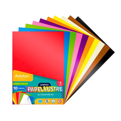Pap Lustre Adhe Atetec A4 10 H