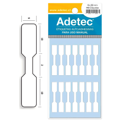 Etiquetas Adetec 9x53mm Joyas 140U 136