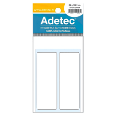 Etiquetas Adetec 36x102mm 20U 127