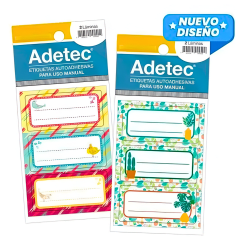 Etiquetas Adetec 35x70mm 12U 181
