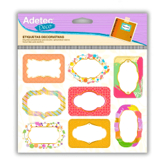 Etiquetas Adetec Adhe Deco Diseños 5816