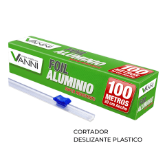 Rollo aluminio foil cutter 100m 2330101