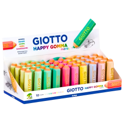 Goma Giotto Happy Lapiz Pastel 40u F234000