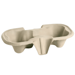 Porta vasos café hot carton bio 2 cavid 25u 2080704