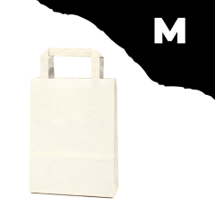 Bolsa manilla blanco M 30x32cm 25u 2322121