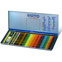 Lapiz Giotto Supermina Caja Lata 50Col