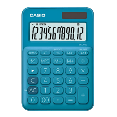 Calculadora Casio escritorio azul MS-20UC-BU