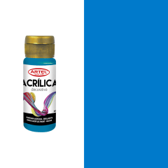 acrilico artel 60ml azul calipso 400