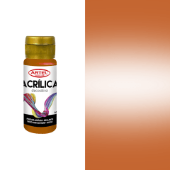 acrilico artel 60ml bronce metalico 992