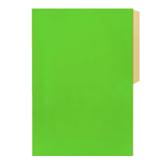 carpeta pigmentada hand oficio verde claro