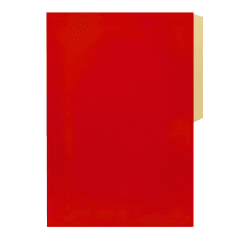 carpeta pigmentada hand oficio rojo