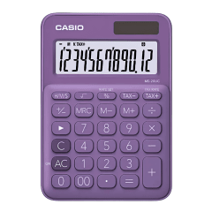 Calculadora Casio escritorio violeta MS-20UC-PL