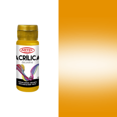 acrilico artel 60ml oro metalico 990