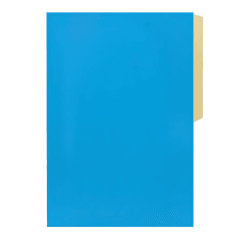 carpeta pigmentada hand oficio celeste