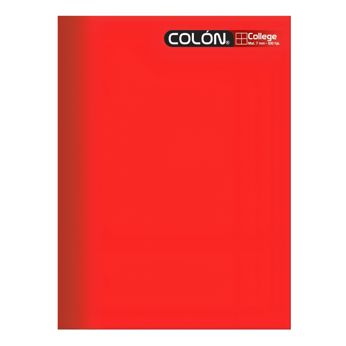 Cuad College Colon Liso 100h 7mm 306093