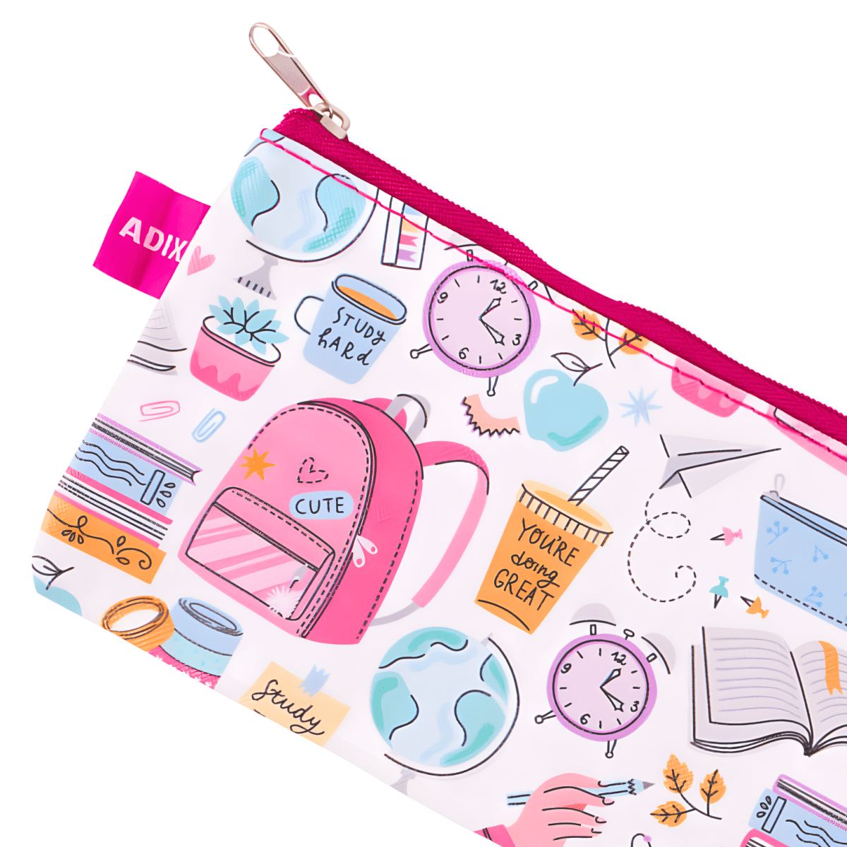 Estuche Adix Tela 22x11cm Femenino A5031872