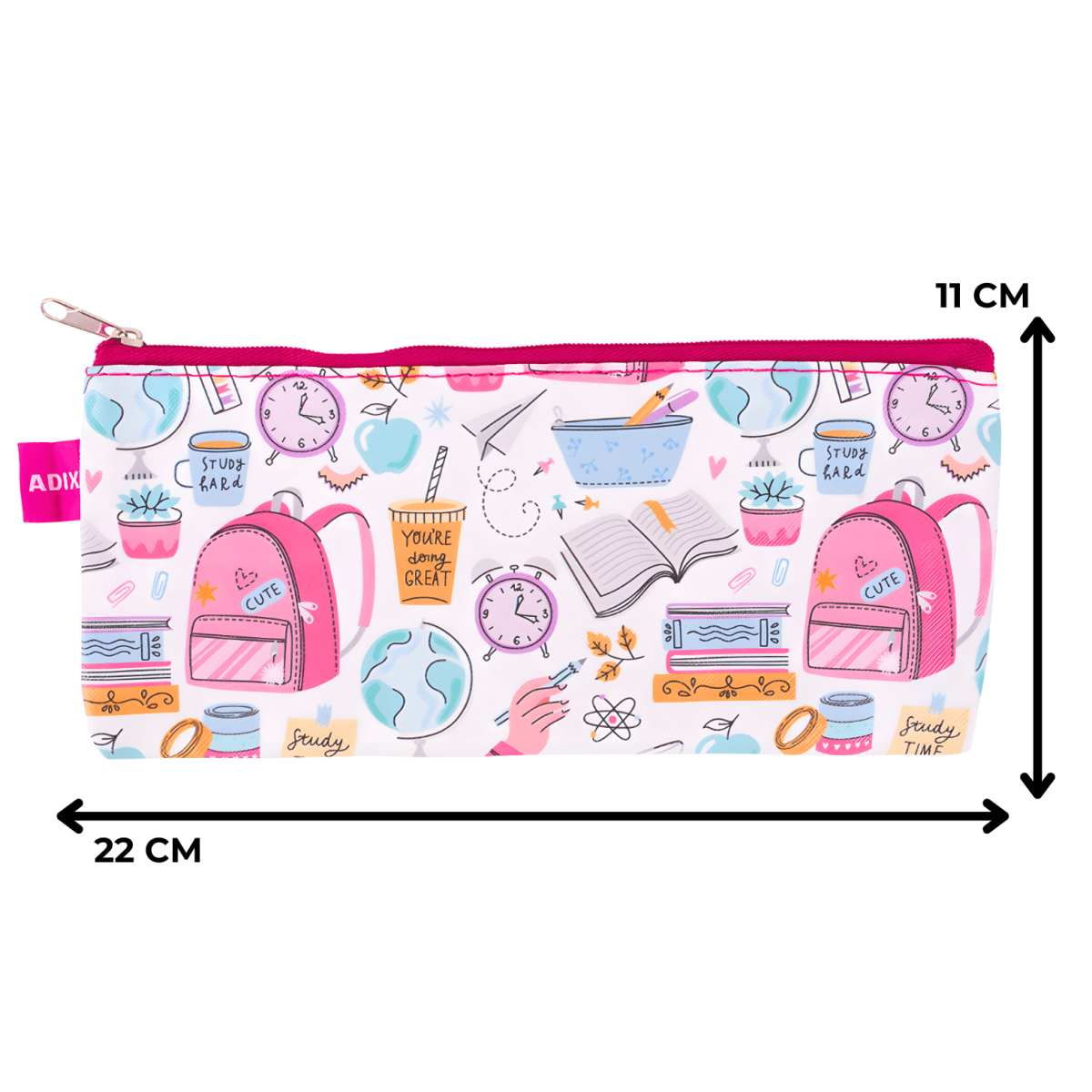 Estuche Adix Tela 22x11cm Femenino A5031873