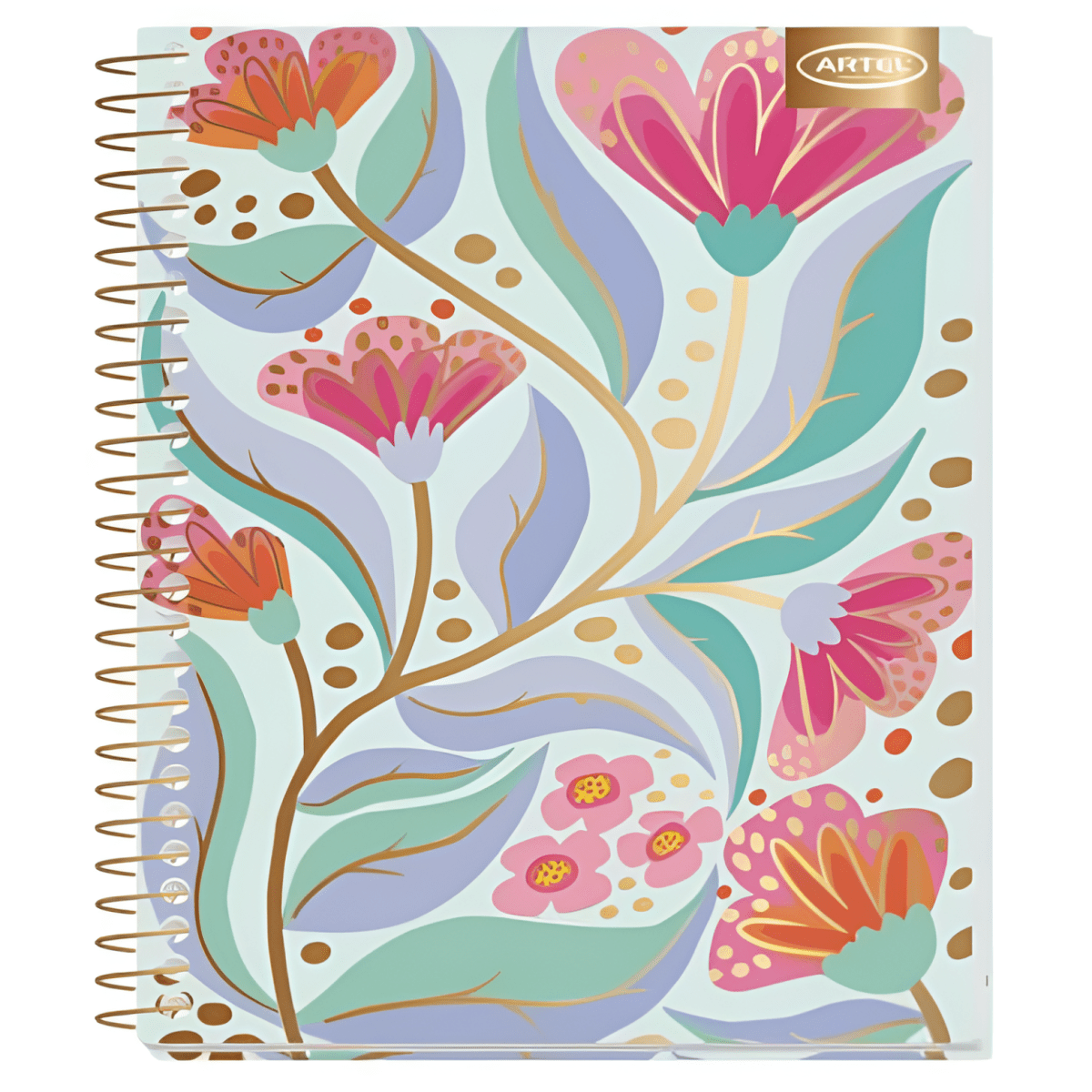 Cuad Book Artel Flores 7mm 120H 201229782