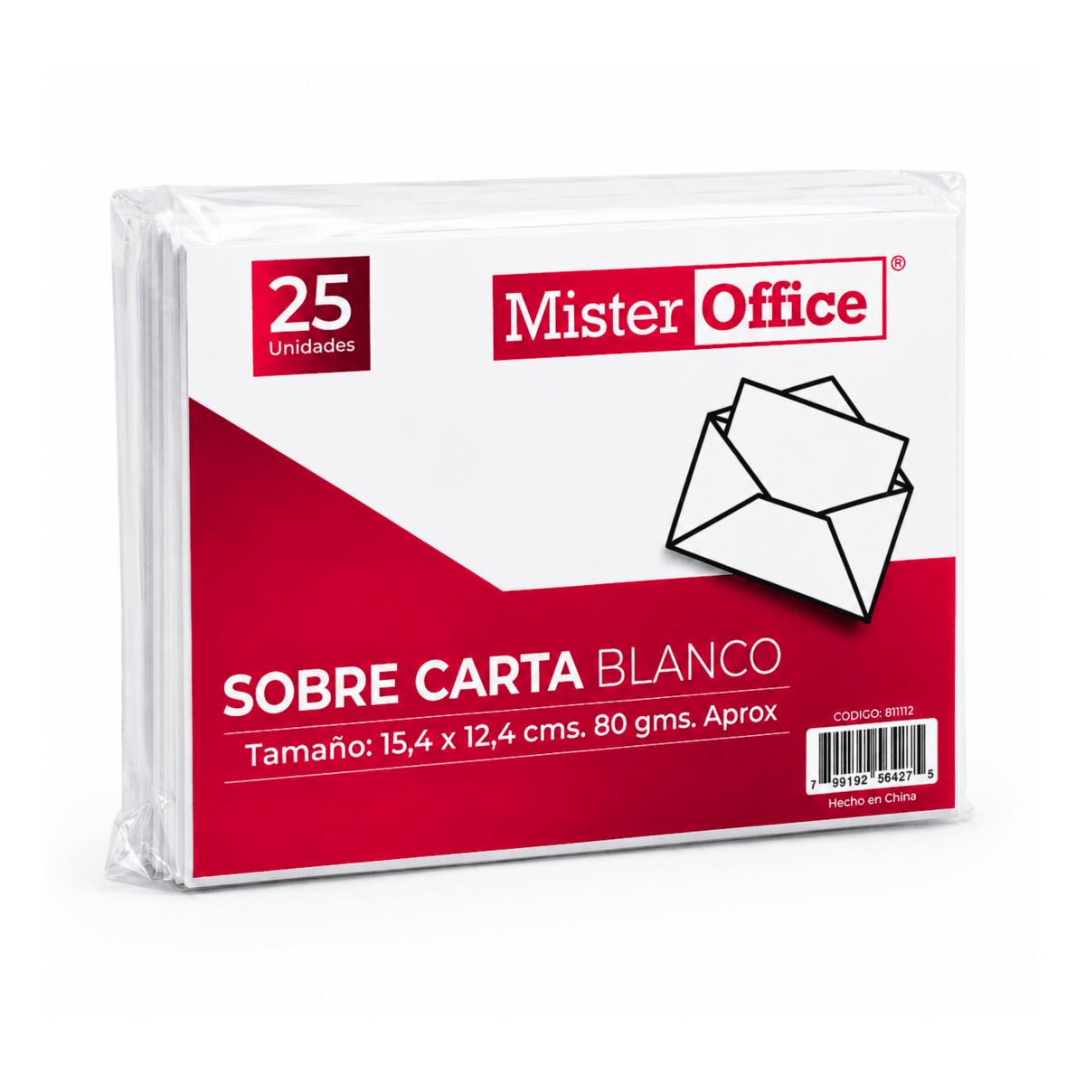 Sobre Mister Office PARA CARTA 15.4x12.4cm 25U2