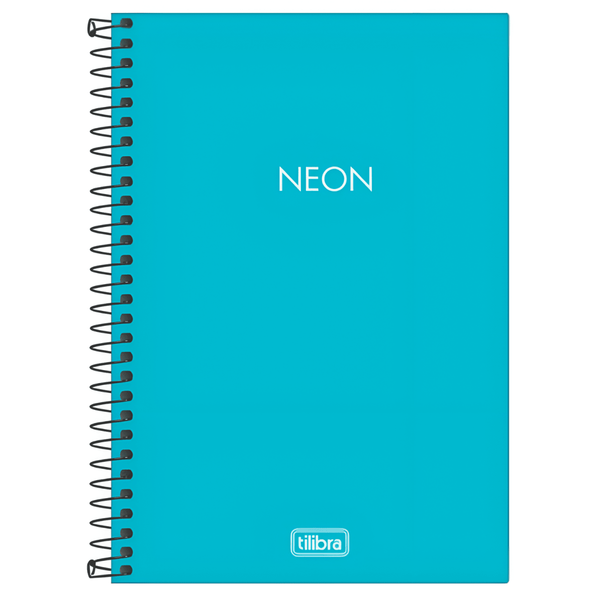 Libreta Tilibra Neon 1/4 80h Turquesa 315737 0