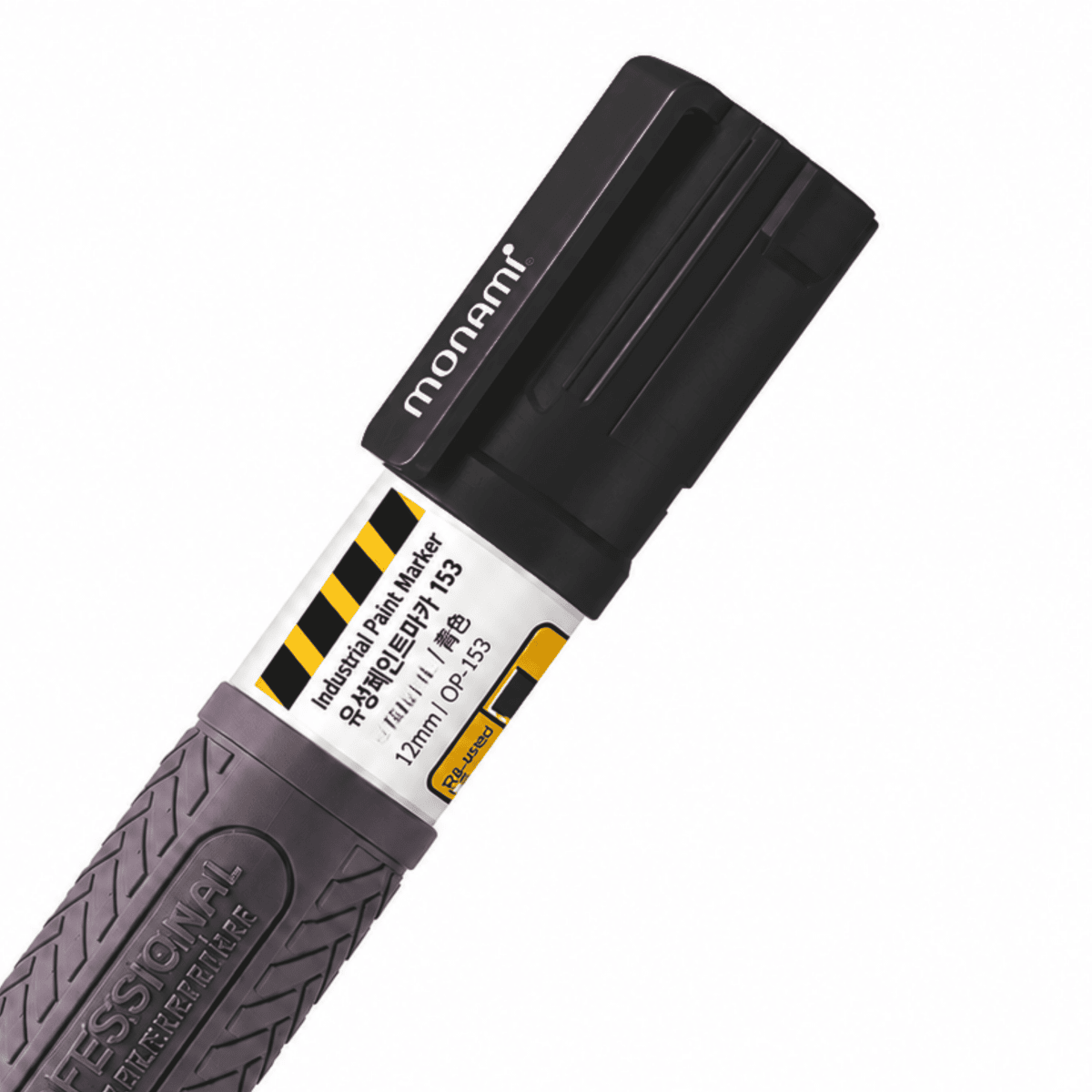 Marcador Monami Profesional Biselado 8mm Negro3