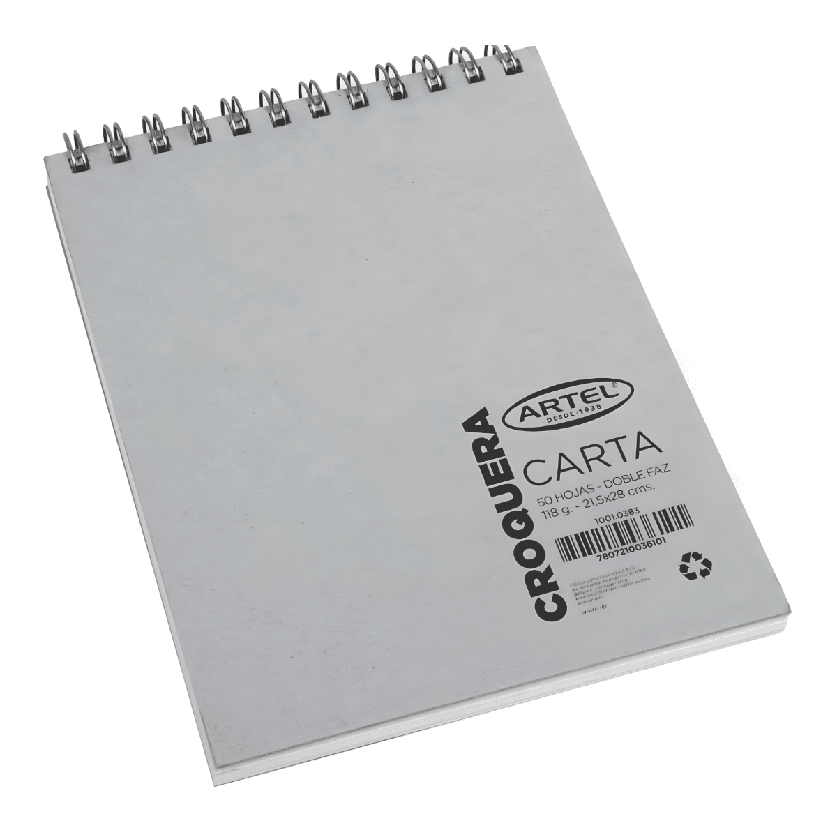 Croquera Artel carta doble faz 118G 50H 10010383 0