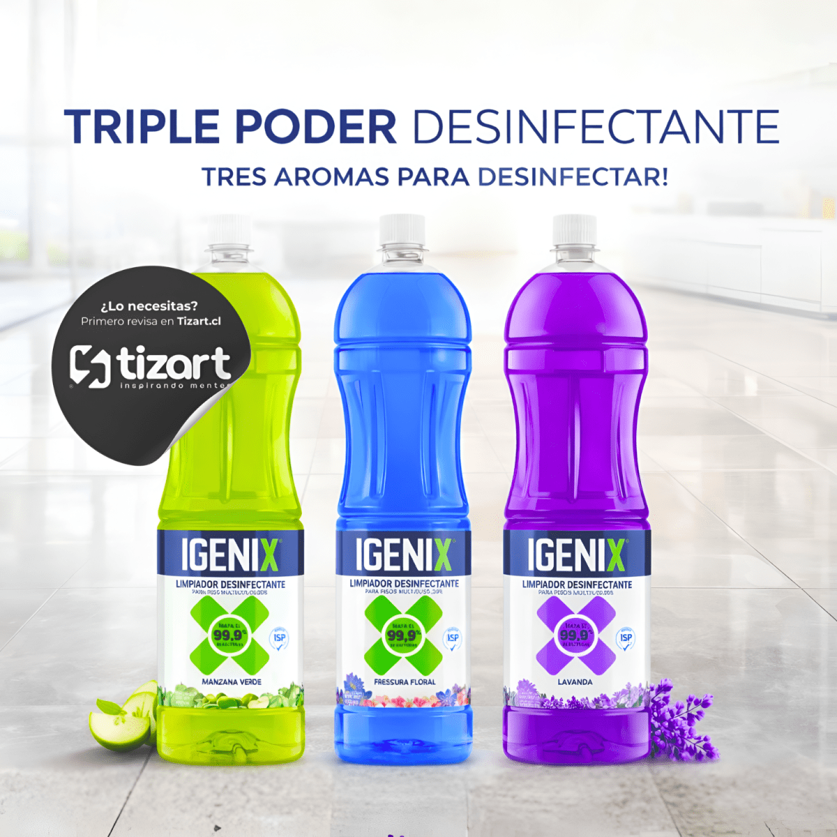 Limpiador Igenix 900ml Lavanda 11709483