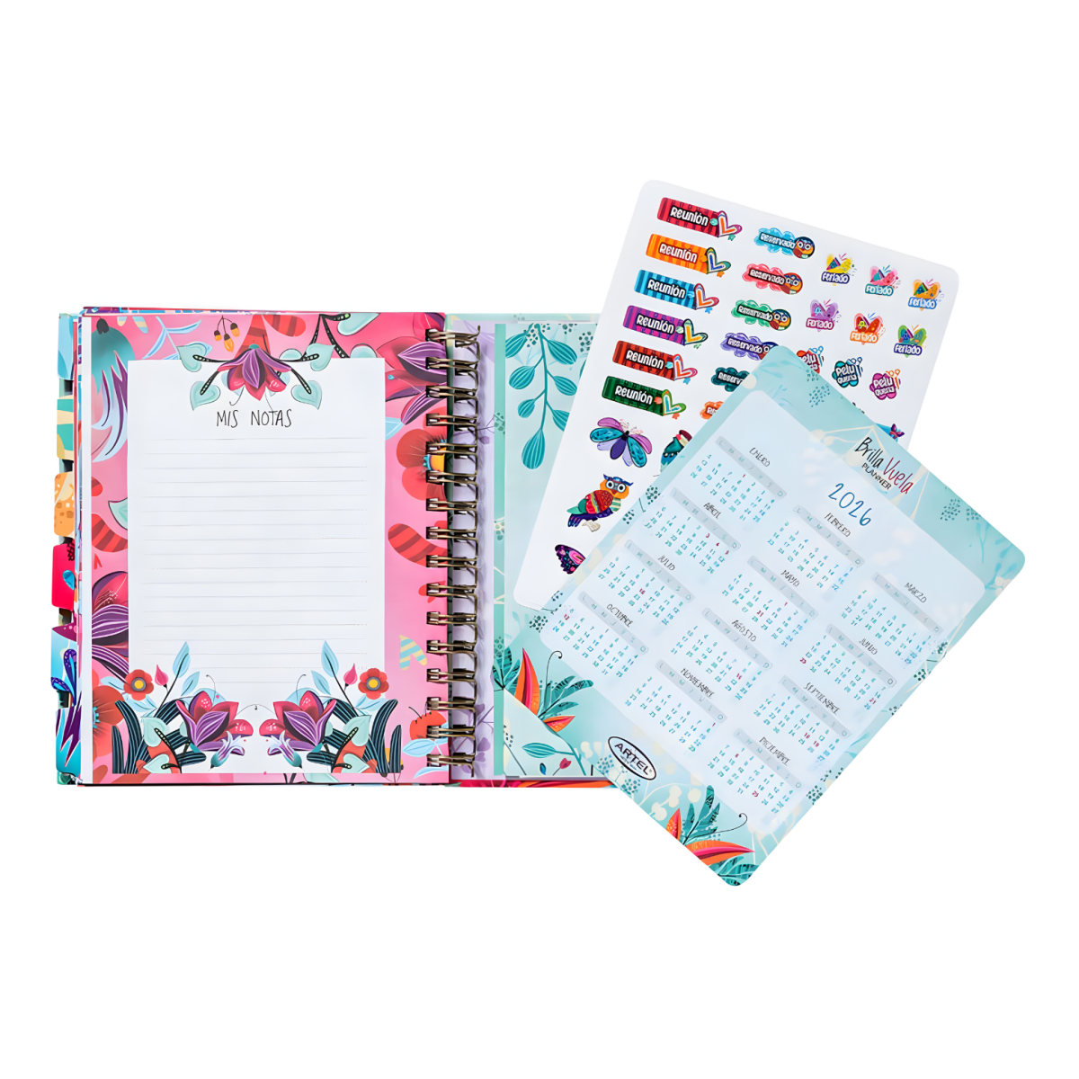 Planner Artel 26 12M A5+ 80g Elas. Br. y Vuela 201222364