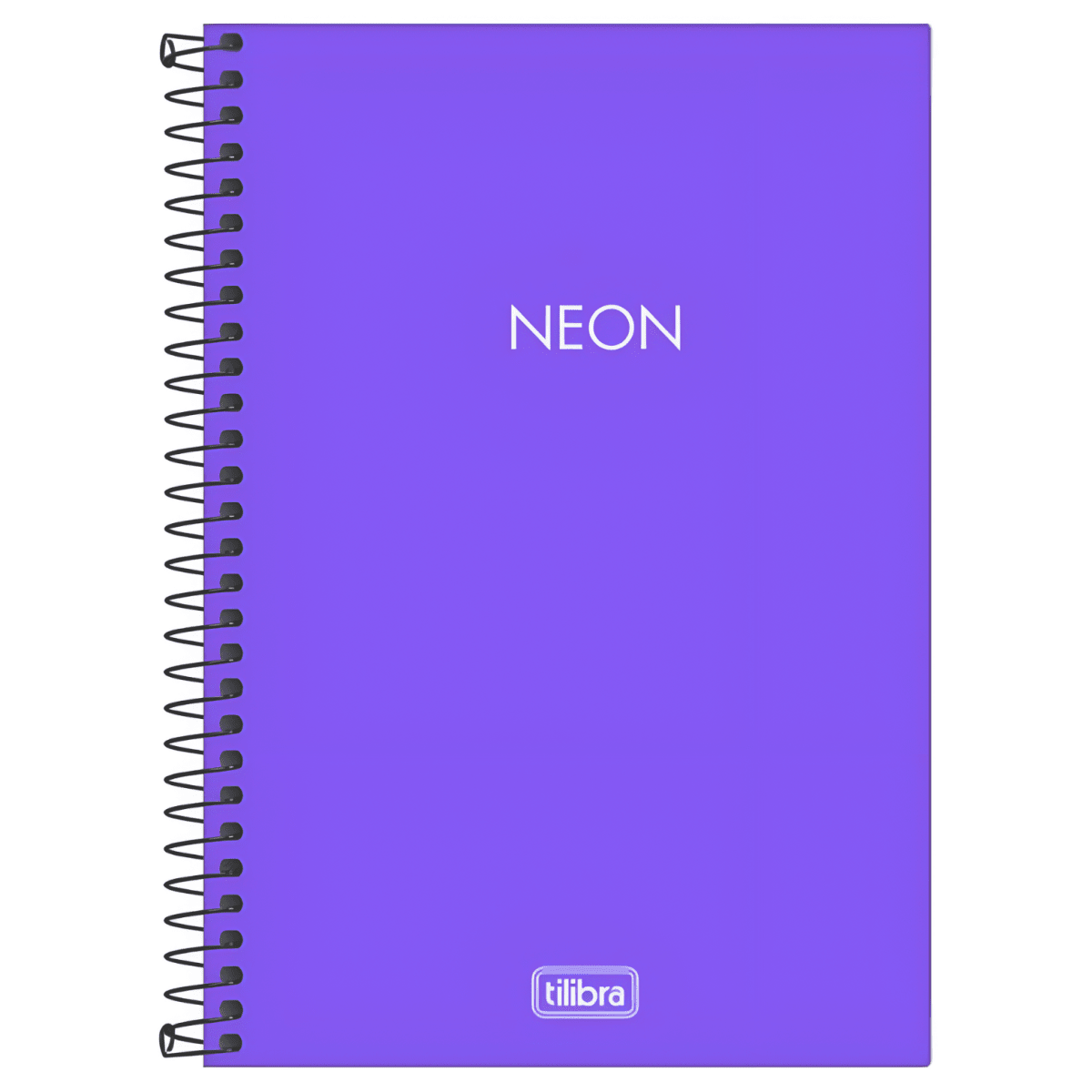 Libreta Tilibra Neon 1/4 80h Púrpura 302546 0