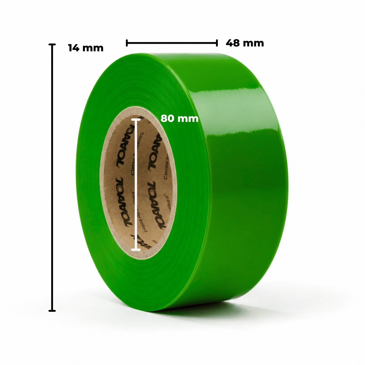 Cinta Teñida 50mic 48x100m Verde2