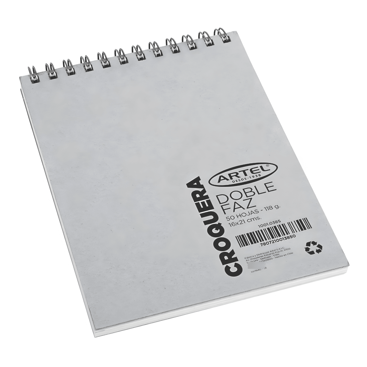 Croquera Artel m/of doble faz 118G 50H 0