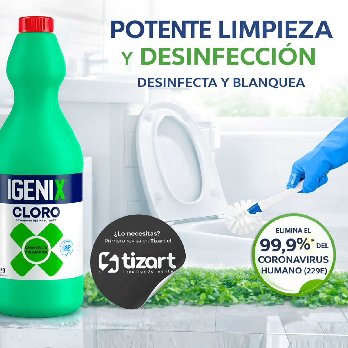 Cloro Liquido Igenix 1kg Tradicional 11705044