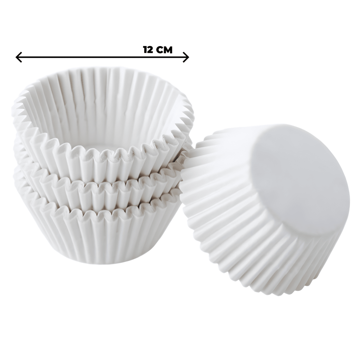 Capsula reposteria blanca 12cm 02A 1000u 10410101