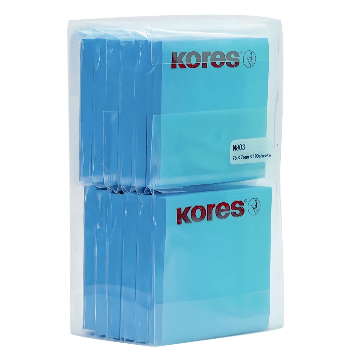 Block Adhe Kores 76x76mm 100h Celeste2