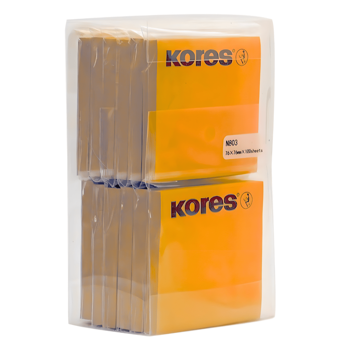 Block Adhe Kores 76x76mm 100h Naranjo2
