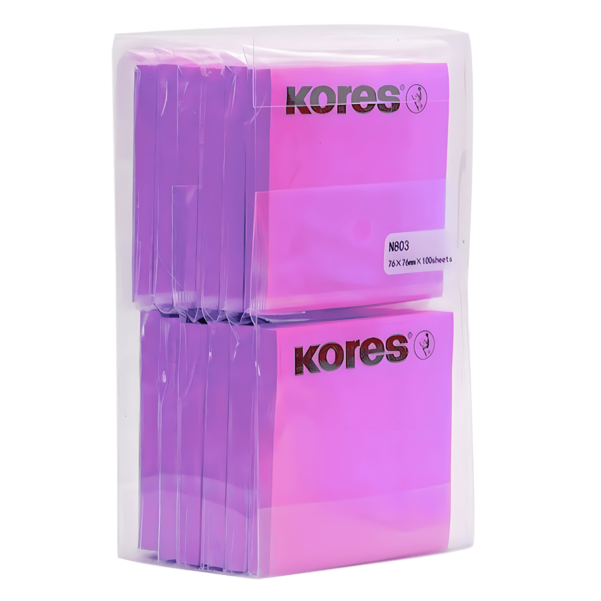 Block Adhe Kores 76x76mm 100h Magenta2