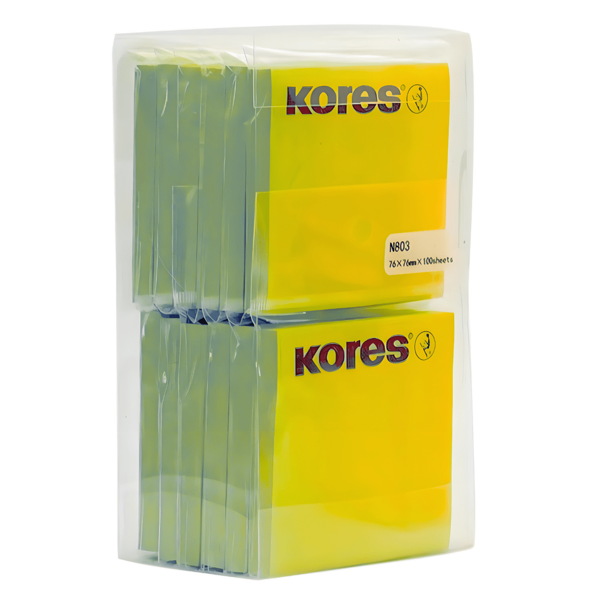 Block Adhe Kores 76x76mm 100h Amarillo2