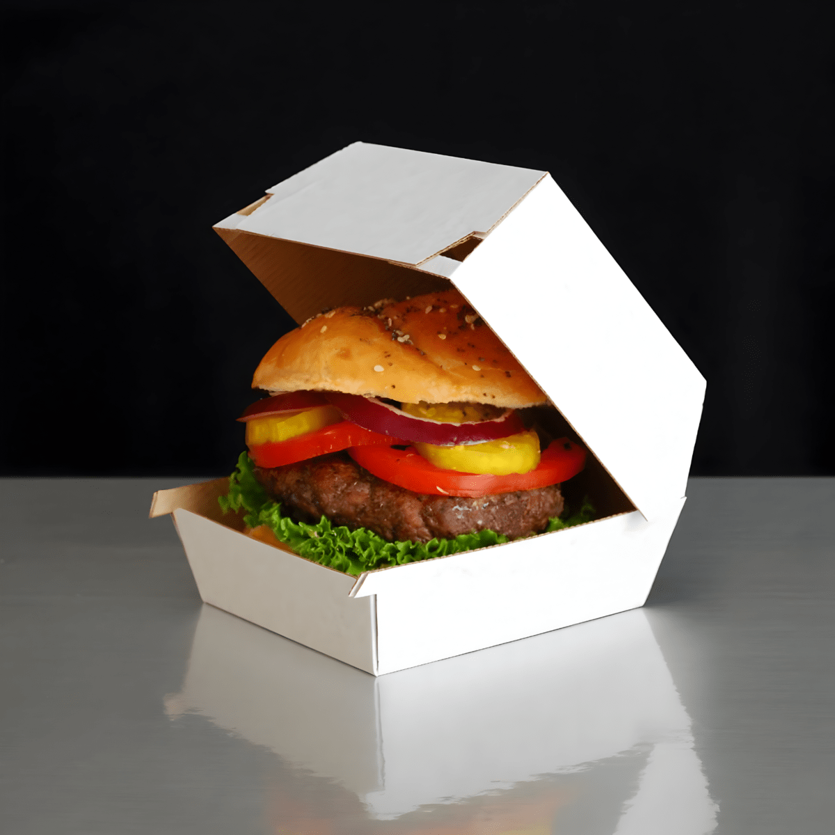 Porta sandwich cartulina bio 13x13x9cm 50u 23223102