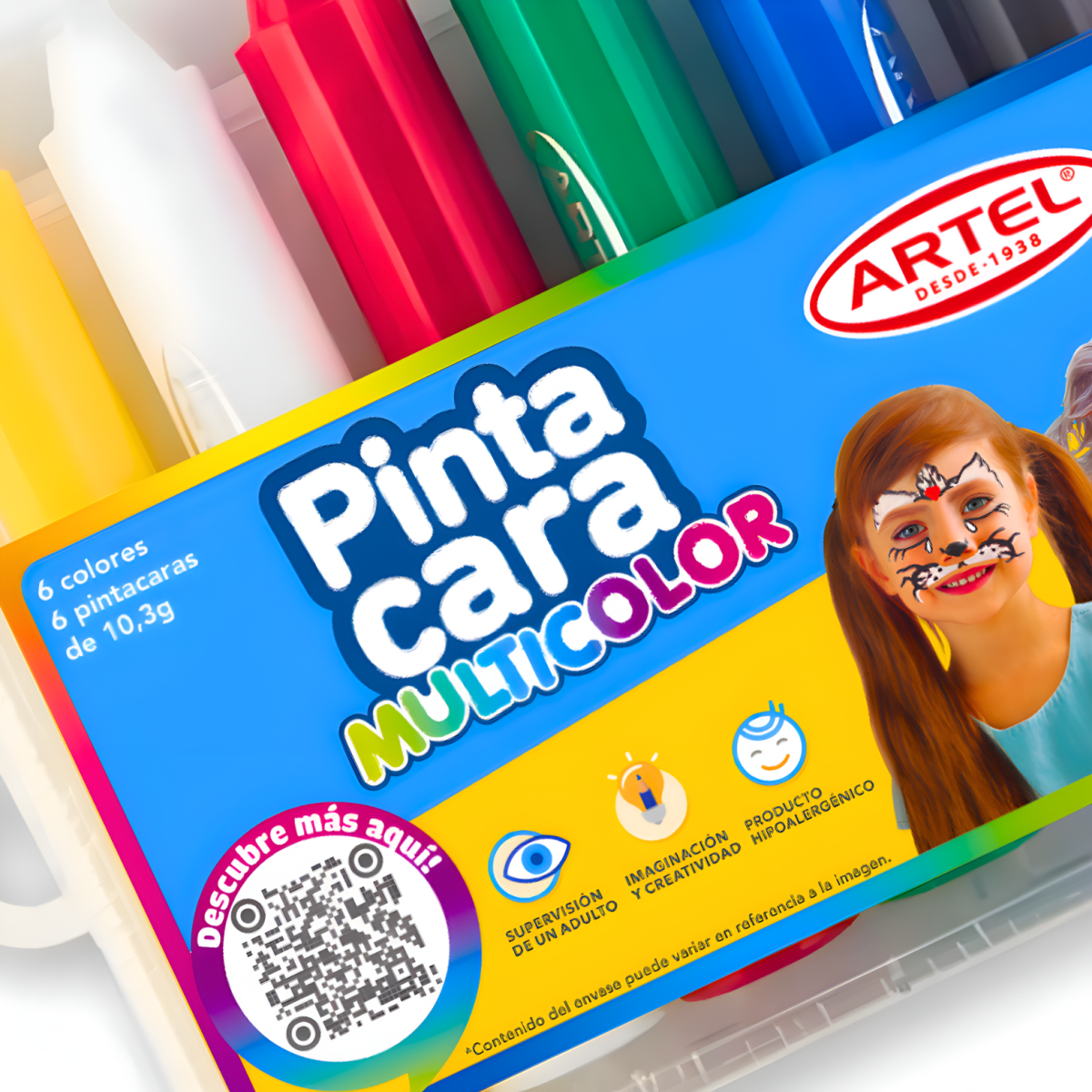 Pinta Caras Artel 10G 6 Col 206500452