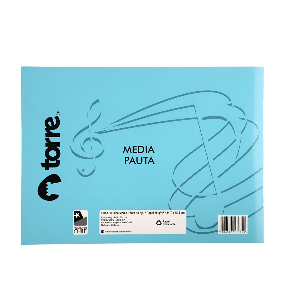 cuad torre musica media pauta 10h 119852