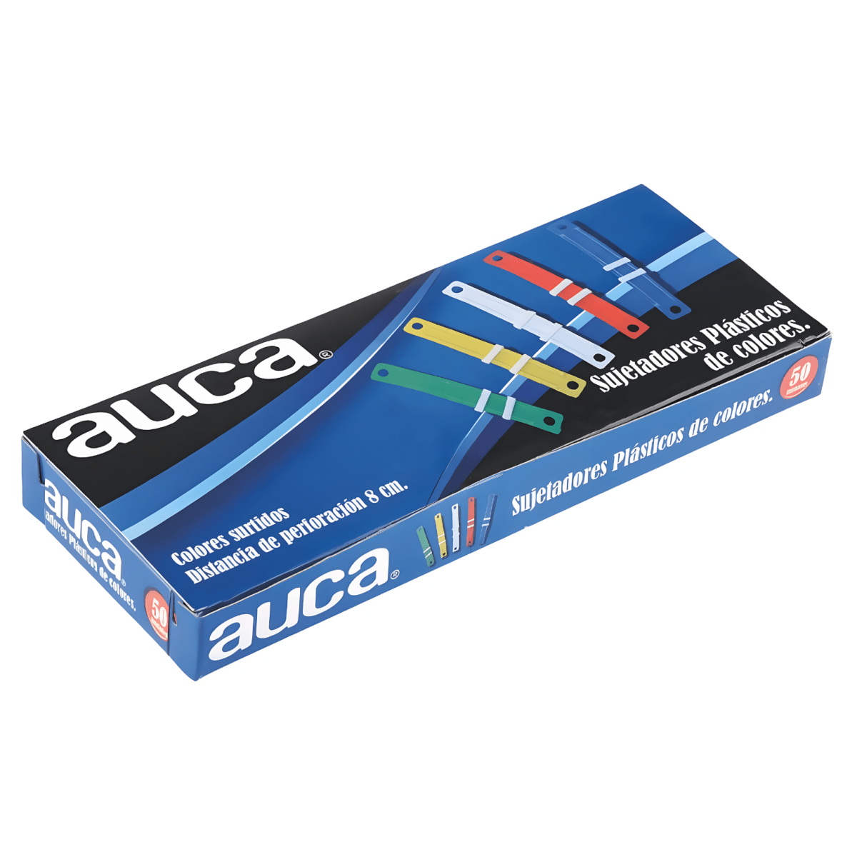 Sujetadores Plasticos Auca 50u 28117 mix col 0